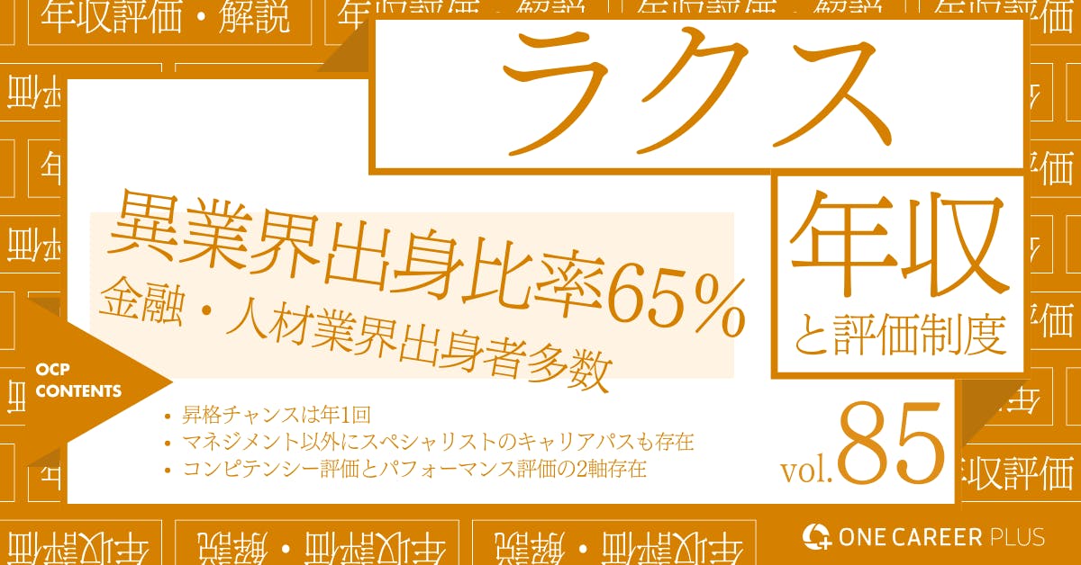 ラクスの年収【2024年版】役職・年代・職種別の年収・評価を独自調査